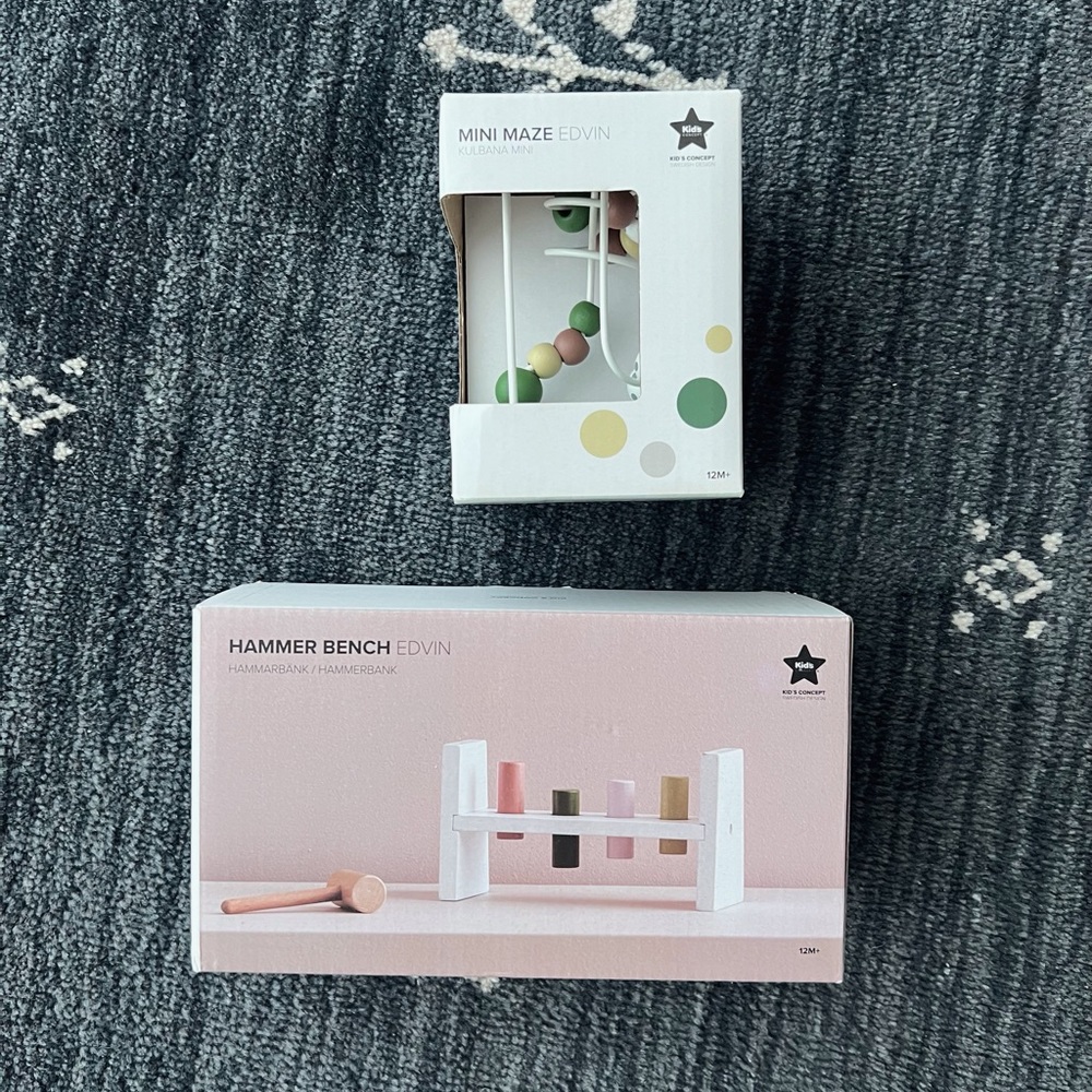 Swedish Kids Concept Wood Toys- Pastels